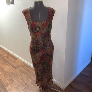 Paisley Mannequines Silk Dress